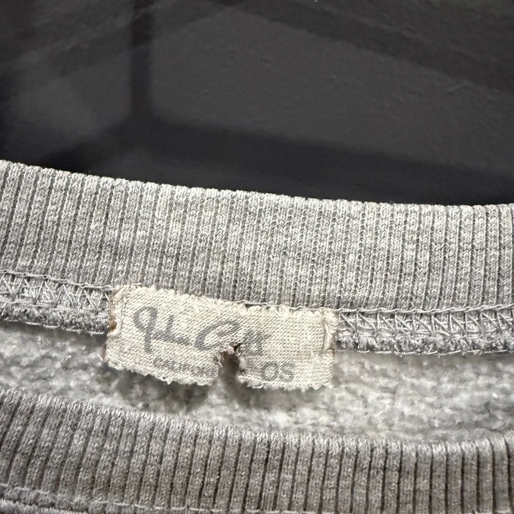 Brandy Melville Gray 'Malibu' Cropped Sweatshirt - Picture 3 of 3